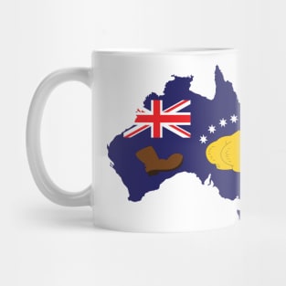Australian Booting Flag 23 Mug